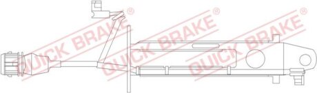 Датчик зносу,гальм.колодки QUICK BRAKE WS0240A