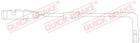 Датчик износа дисковых тормозных колодок QUICK BRAKE WS0252A