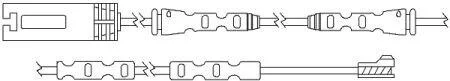 Датчик зносу,гальм.колодки QUICK BRAKE WS0291A
