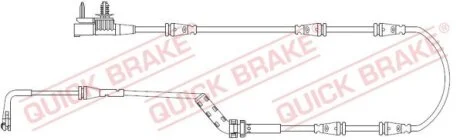 Датчик зносу гальмівних колодок передн LAND ROVER DEFENDER, DISCOVERY V, RANGE ROVER SPORT II 2.0-5.0 04.13- QUICK BRAKE WS0442A