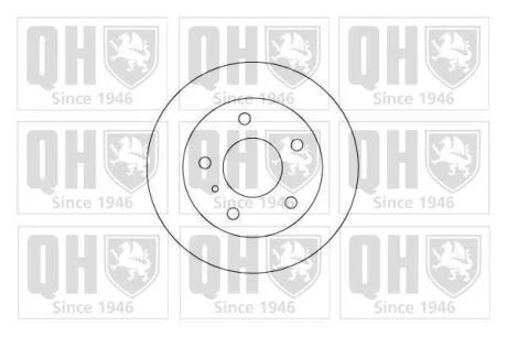 Гальмiвнi диски MB A-class (W168) 97- QUINTON HAZELL BDC5173