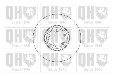 Гальмiвнi диски Ford Transit 00-06 QUINTON HAZELL BDC5214