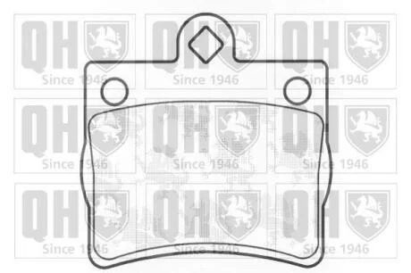 Гальмiвнi колодки дисковi QUINTON HAZELL BP1062