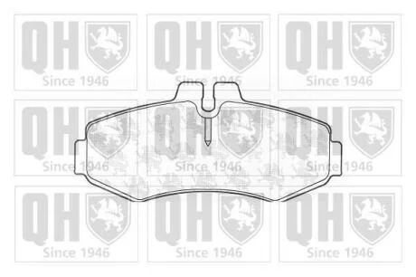 Гальмiвнi колодки дисковi QUINTON HAZELL BP1096