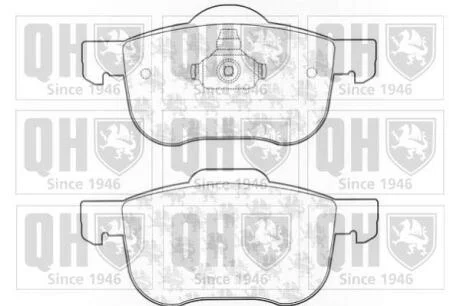 Гальмiвнi колодки дисковi QUINTON HAZELL BP1103