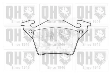 Колодки гальмівні задні MB Vito 638 (98-03) сист.BOSCH (QH) QUINTON HAZELL BP1210
