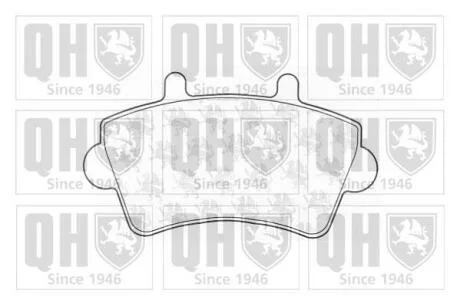 Гальмiвнi колодки дисковi QUINTON HAZELL BP1325