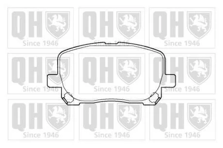 Гальмiвнi колодки дисковi QUINTON HAZELL BP1368