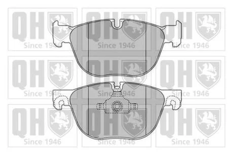 Гальмiвнi колодки дисковi QUINTON HAZELL BP1665