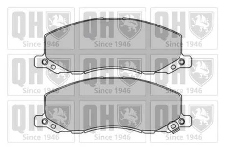 Гальмiвнi колодки дисковi QUINTON HAZELL BP1668