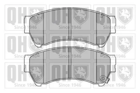 Гальмiвнi колодки дисковi QUINTON HAZELL BP1671