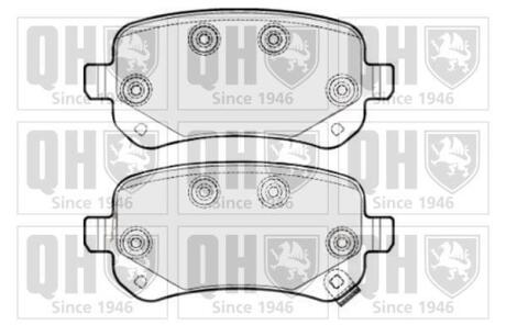 Гальмiвнi колодки дисковi ZN QUINTON HAZELL BP1706