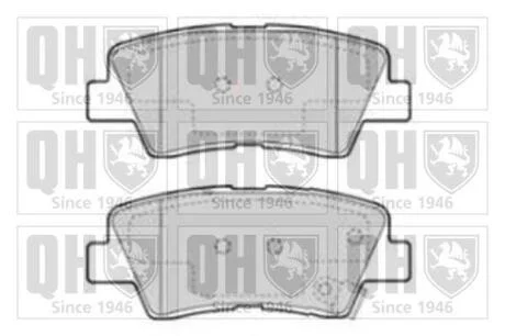 Гальмiвнi колодки дисковi QUINTON HAZELL BP1777