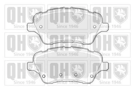 Гальмiвнi колодки дисковi QUINTON HAZELL BP1840