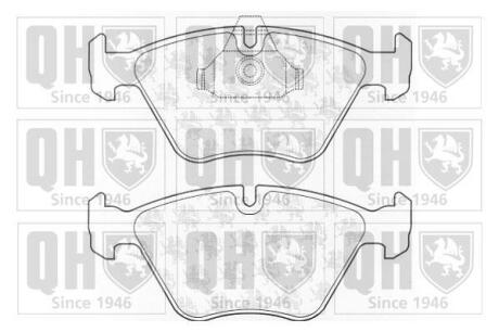 Гальмiвнi колодки дисковi QUINTON HAZELL BP926
