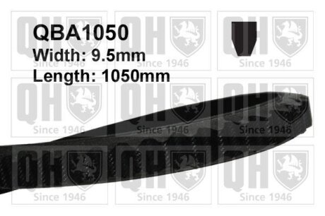 Ремень клиновидный 10х1050 QUINTON HAZELL QBA1050