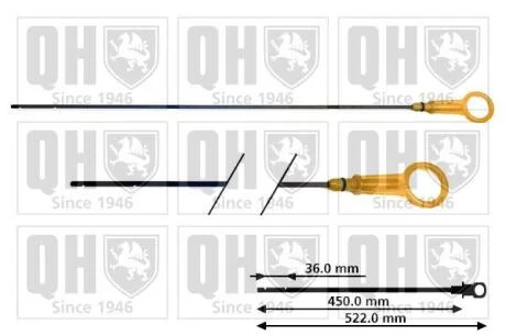 Щуп масляний QUINTON HAZELL QOD131