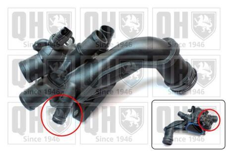 Термостат Citroen C4/Peugeot 207/308 1.6 16V 08- QUINTON HAZELL QTH665K