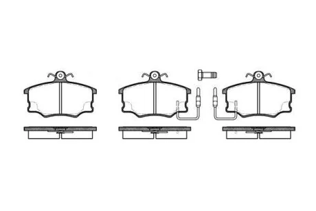 - Гальмівні колодки до дисків REMSA 0146.32