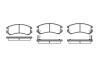 NISSAN колодки гальмівні передні SUNNY 1.6 B12 86-, SUZUKI SWIFT II Хетчбек (EA, MA) 1.3 GTi -01 REMSA 0219.02 (фото 1)