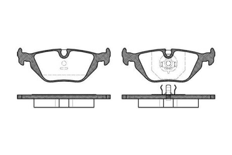 Колодки тормозные BMW 3/Z3(E36)/Z4(E85) 95- задн. REMSA 0265.30