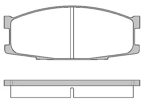 - Гальмівні колодки до дисків REMSA 0283.00