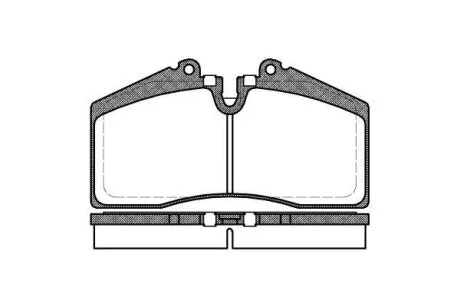 - Гальмівні колодки до дисків REMSA 0288.00