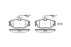 Колодки тормозные PSA JUMPY/SCUDO/EXPERT 95- перед. REMSA 0305.44 (фото 1)