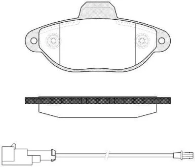 0414.22 - Гальмівні колодки до дисків REMSA 041422