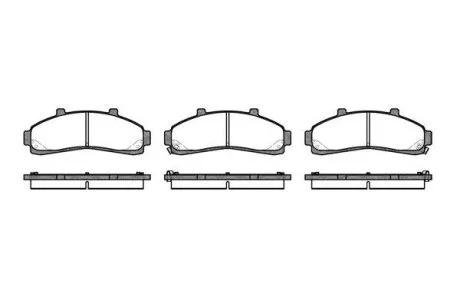 - Гальмівні колодки до дисків REMSA 0571.02
