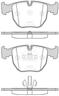 Колодки тормозные BMW 7(F01,F02,F03,F04) 09- задн. REMSA 059620