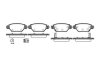 Колодки тормозные OPEL ASTRA G/ZAFIRA A 98- задн. REMSA 0685.22 (фото 1)