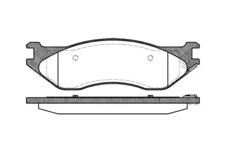 - Гальмівні колодки до дисків REMSA 0887.04