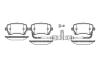 Гальмівні колодки зад. Audi A4/VW Phaeton 02- REMSA 0897.02 (фото 1)