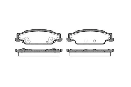 - Гальмівні колодки до дисків REMSA 0952.02