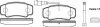 NISSAN Колодки гальмівні задн. CABSTAR 06- REMSA 0961.02 (фото 1)