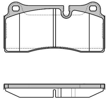 Колодки тормозные BMW 3(F30,F80)/4(F32,F33,F82,F83) 14- задн. REMSA 0983.40