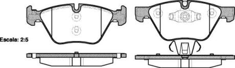 Колодка торм. BMW 1(E81/87) 05-,3(E90/91/92) 05- передн. REMSA 1052.10