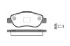 Колодка торм. FIAT PANDA 1.2 4X4 10.04-, 1.3 D MULTIJET 09.03- передн. REMSA 1100.00 (фото 1)