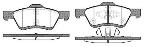 Колодки гальмівні дискові REMSA 1124.00