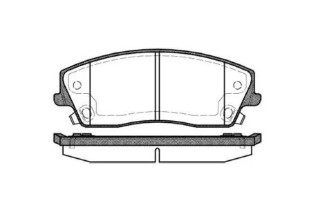 - Гальмівні колодки до дисків REMSA 1126.08