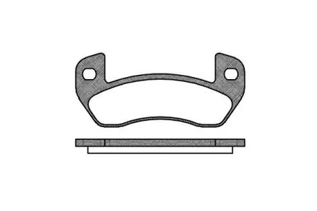 - Гальмівні колодки до дисків REMSA 1152.00