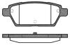 Колодка торм. MAZDA 323 98-00,6 02- задн. REMSA 1195.10 (фото 1)
