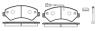 Колодка торм. CITROEN JUMPER 2.2 3.0 06-,FIAT DUCATO 06-,PEUGEOT BOXER 06- передн. REMSA 1275.12 (фото 1)