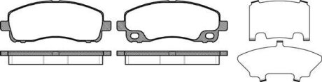 Колодки тормозные MITSUBISHI CANTER 06- задн. REMSA 1338.00
