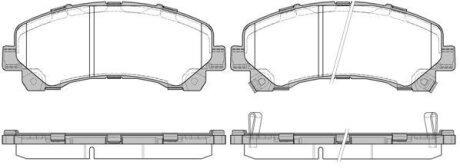 ISUZU колодки гальм. передн.D-Max I,II REMSA 1407.00