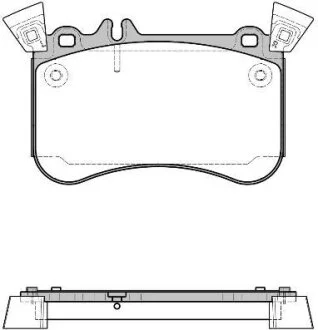 DB Гальм. колодки передн. A-CLASS (W176) A 45 AMG 4-matic (176.052) 13-18 REMSA 1465.10