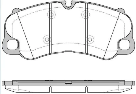 - Гальмівні колодки до дисків REMSA 1595.10