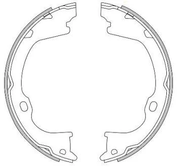 Колодки гальмівні барабанні REMSA 4282.00