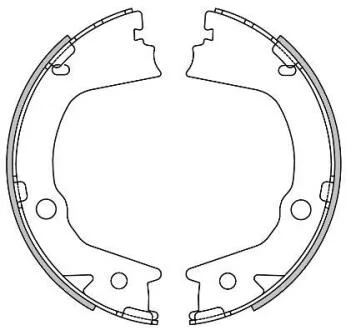 Колодки гальмівні барабанні REMSA 4602.00